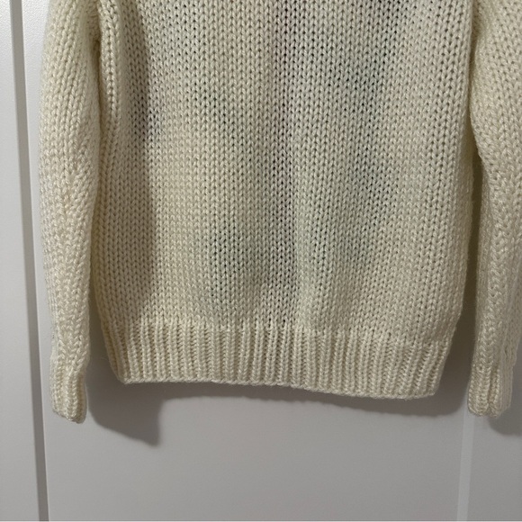 Vintage knit Floral Cardigan Size Medium Women’s Young Action - Picture 13 of 15